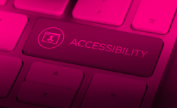 accessibility - immagine di un tasto del computer con la scritta accessibility